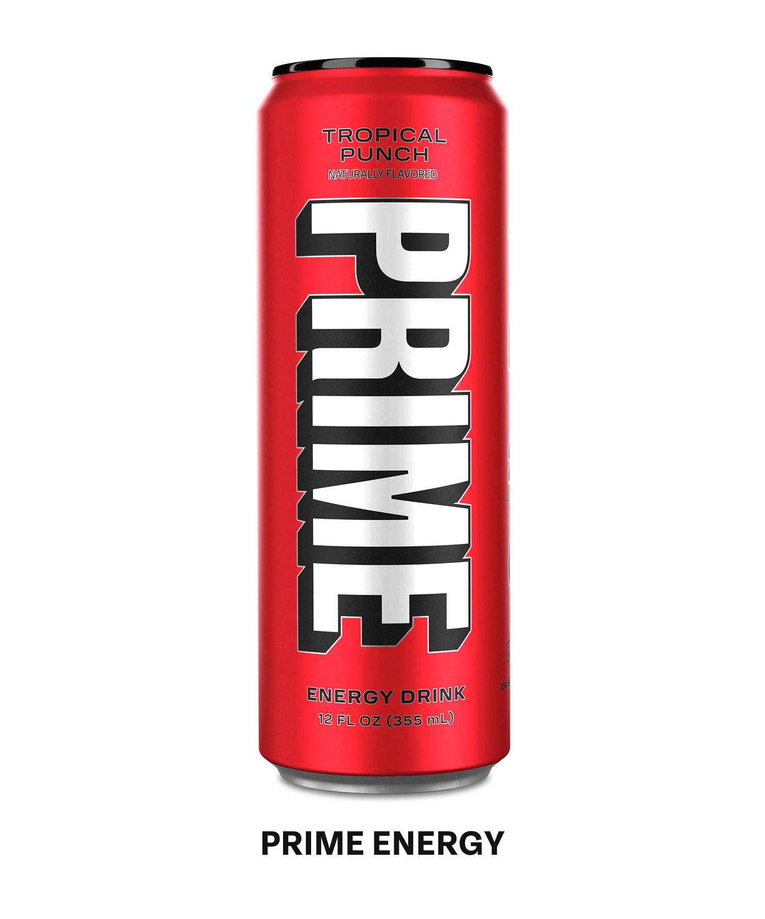 A Prime energy drink in flavor tropical punch.